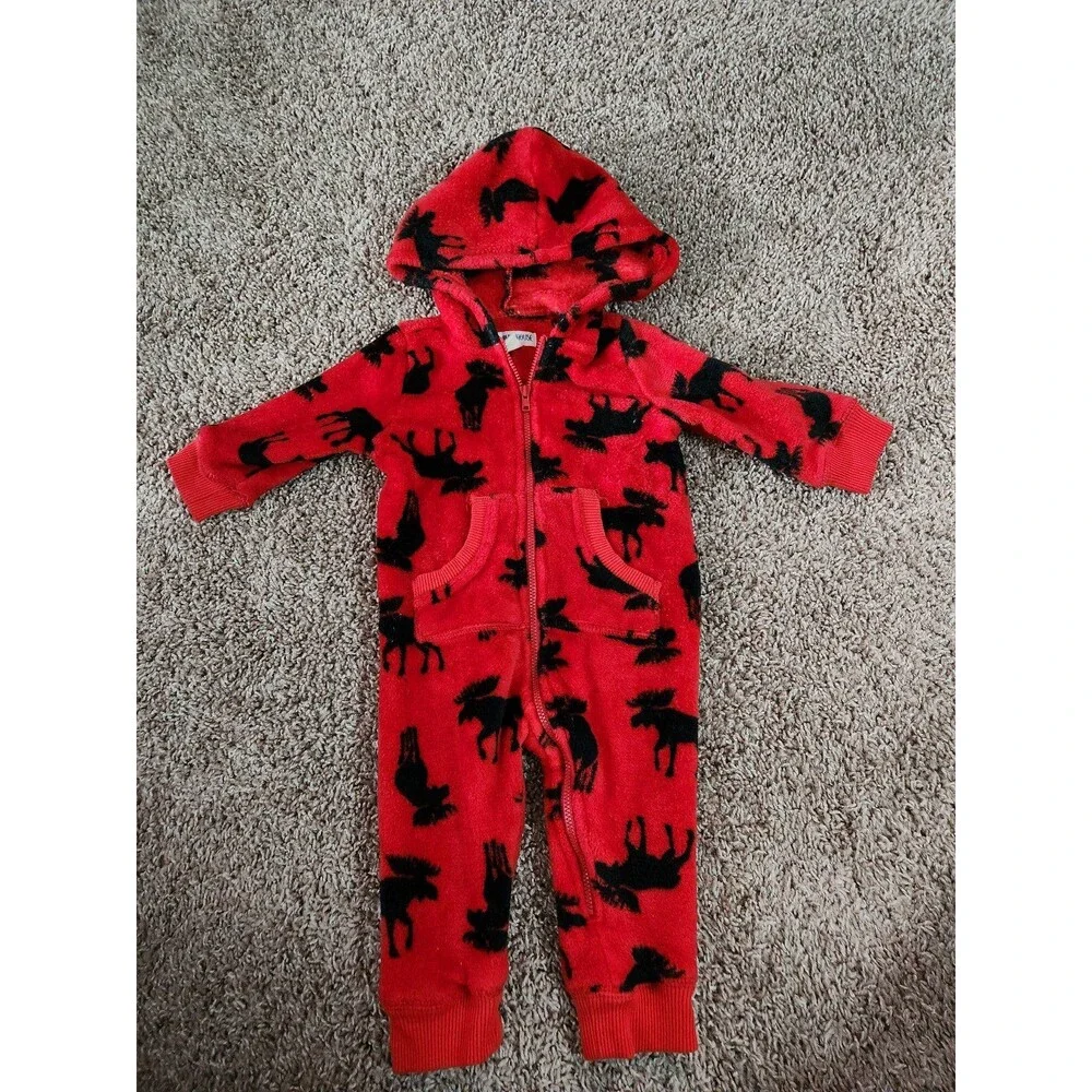 Little blue house fleece snowsuit bunting size 6-12M